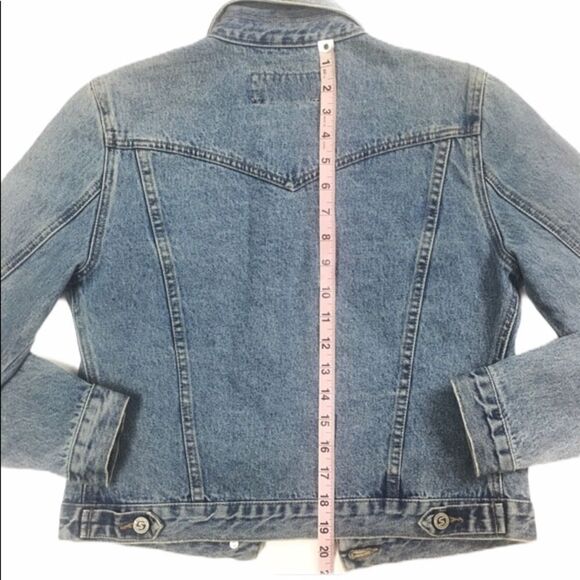 Y2K Squeeze Jeans Denim Trucker Jacket - Picture 10 of 11